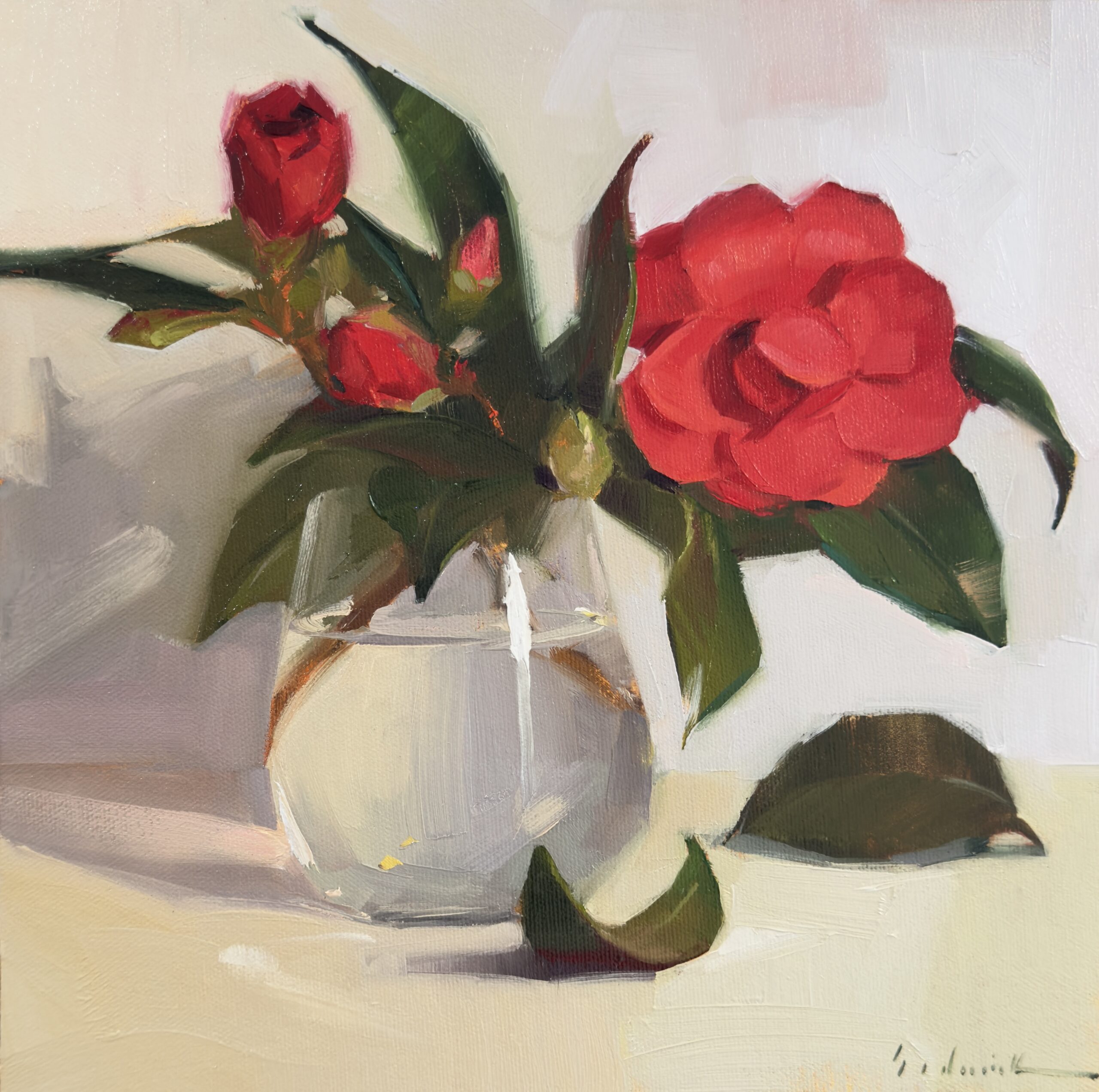 Leap Day Camellias 10×10