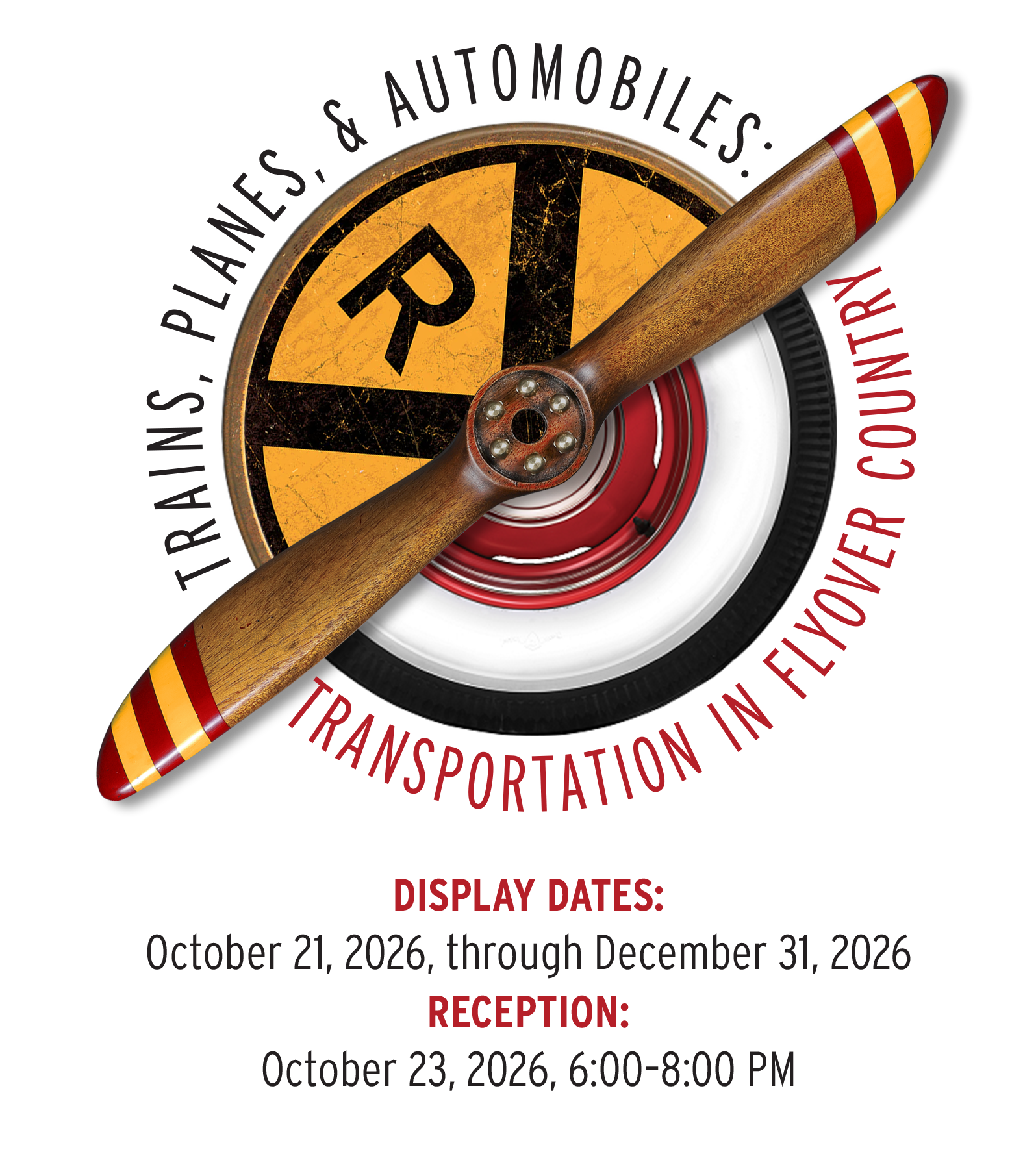 Plane Train Auto Logo with dates